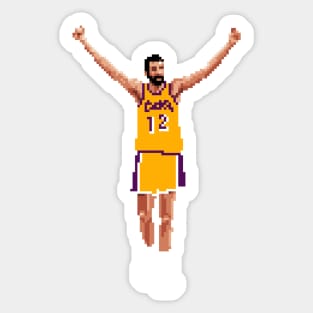 Vlade Divac Pixel Celebration Sticker